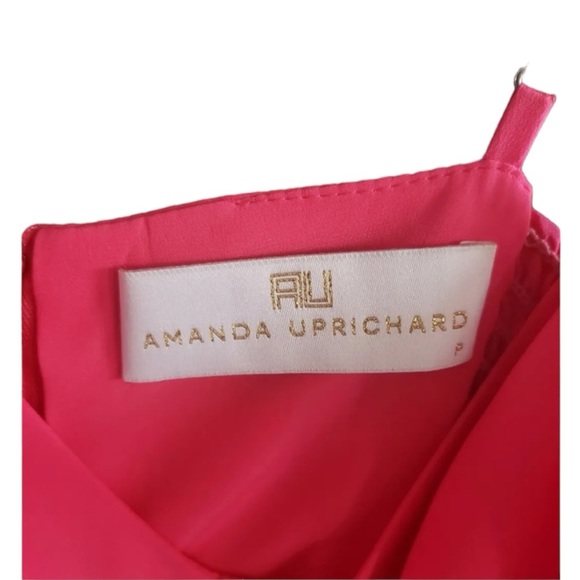 Amanda Uprichard Women’s Long 100% Silk Maxi Flowy Dress Pink XS Gown Nordstrom - Picture 5 of 8